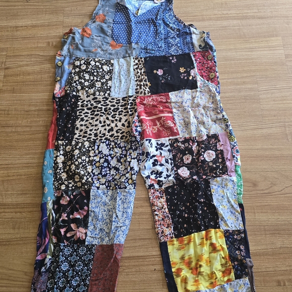 Patchwork Jumpsuit - Picture 1 of 10